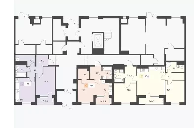 2-к кв. Удмуртия, Ижевск ул. Имени В.С. Тарасова, 4 (70.8 м) - Фото 1