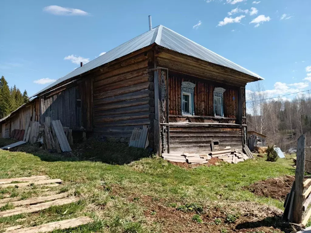 Дом в Пермский край, Ильинский муниципальный округ, д. Некрасовы 3 (30 ... - Фото 1