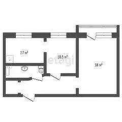 2-комнатная квартира: Бийск, Социалистическая улица, 22 (46.2 м) - Фото 1
