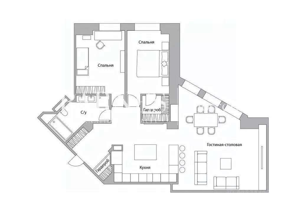 3-к кв. Москва ул. Крылатские Холмы, 47 (120.0 м) - Фото 1