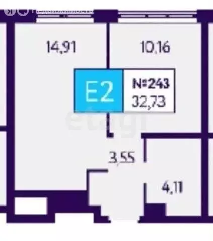 1-комнатная квартира: Тула, улица Купцов Гречихиных, 4 (32.3 м) - Фото 1