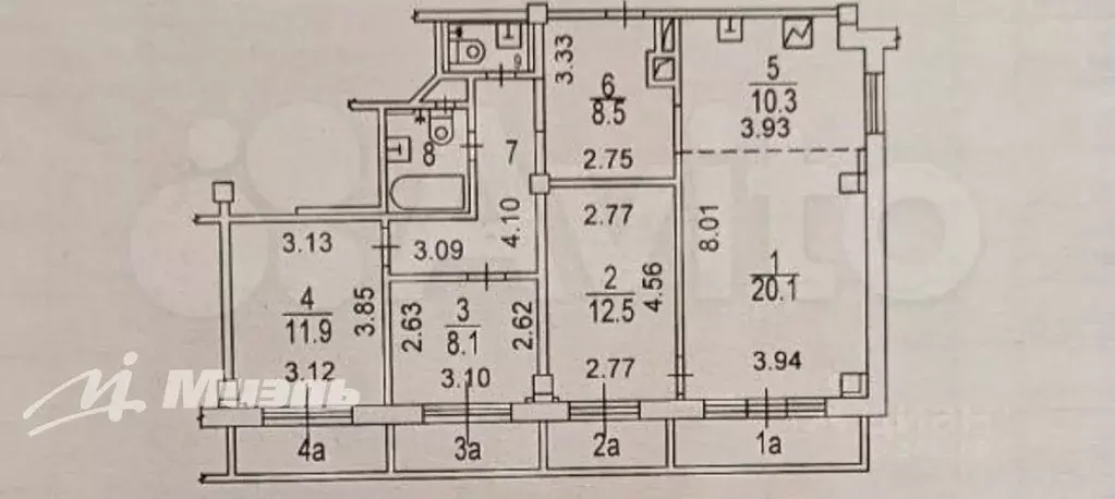 4-к кв. Москва Давыдковская ул., 5 (84.0 м) - Фото 1