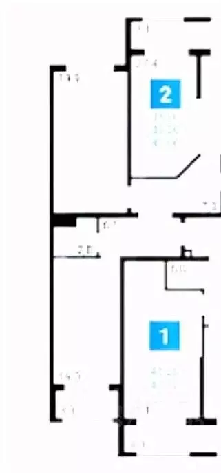 2-к кв. Краснодарский край, Анапа ул. Адмирала Пустошкина, 22к6 (68.0 ... - Фото 2