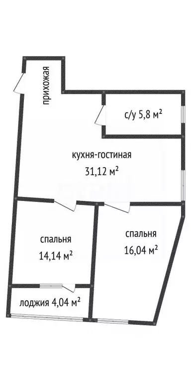 2-к кв. Краснодарский край, Краснодар ул. Имени 40-летия Победы, 97/1 ... - Фото 2