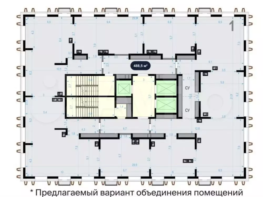 Продам офисное помещение, 488.5 м - Фото 0