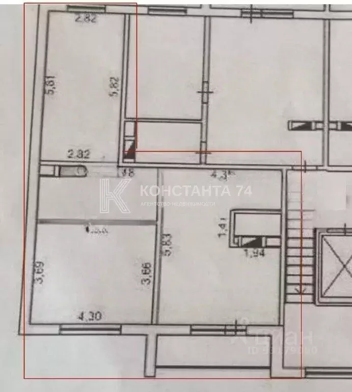 2-к кв. Челябинская область, Челябинск просп. Краснопольский, 15а ... - Фото 2