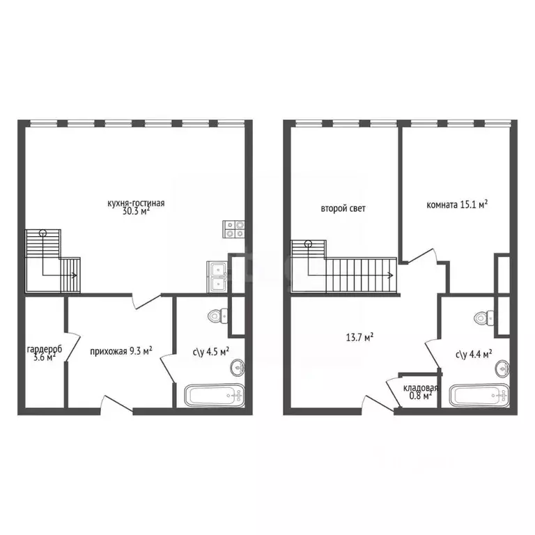 2-к кв. Санкт-Петербург Хасанская ул., 10к2 (100.0 м) - Фото 2