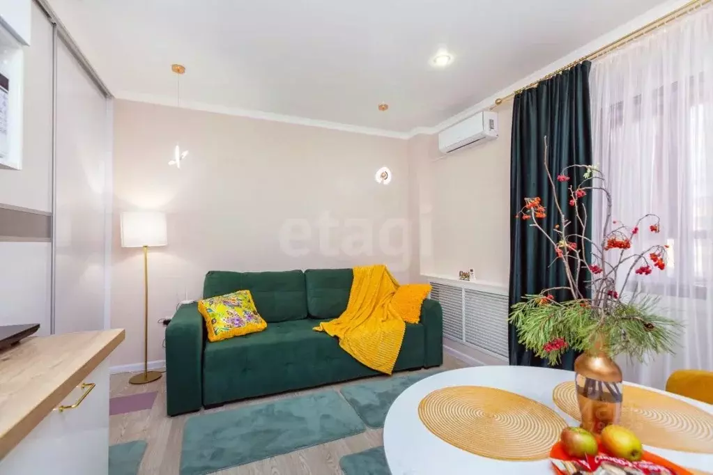 Студия Тюменская область, Тюмень ул. Парада Победы, 7 (25.0 м) - Фото 1