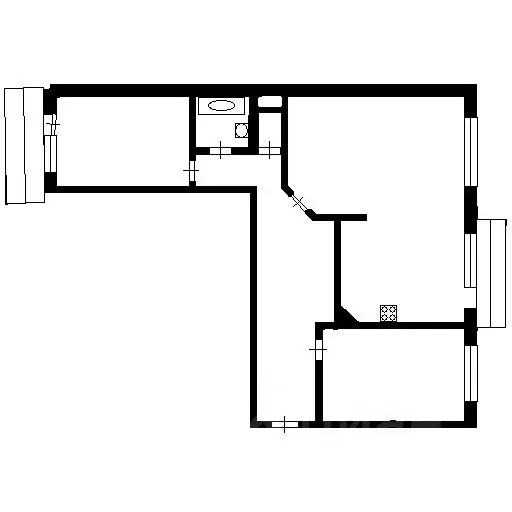 3-к кв. Ханты-Мансийский АО, Сургут ул. Профсоюзов, 40 (72.3 м) - Фото 1