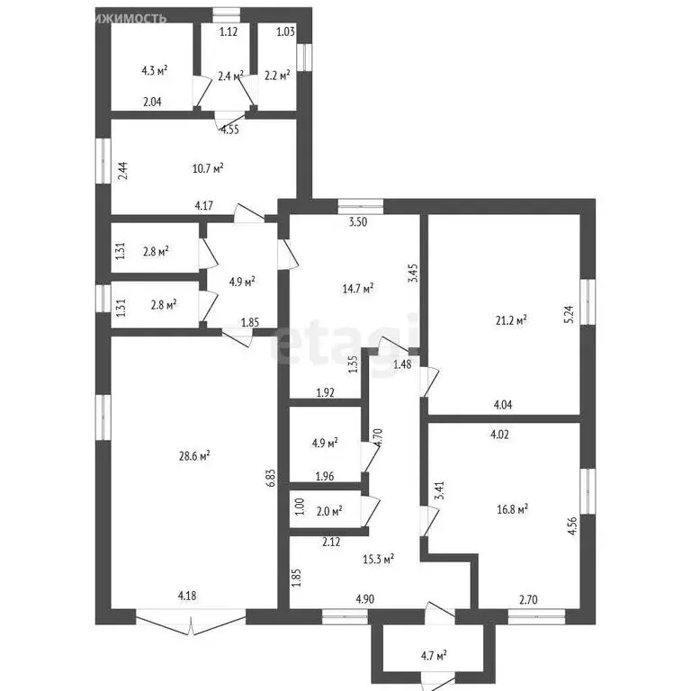 Дом в Новый Уренгой, ДНТ Лира, Видная улица (138.3 м) - Фото 2