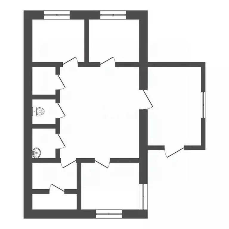 2-к кв. Амурская область, Октябрьский муниципальный округ, с. ... - Фото 2