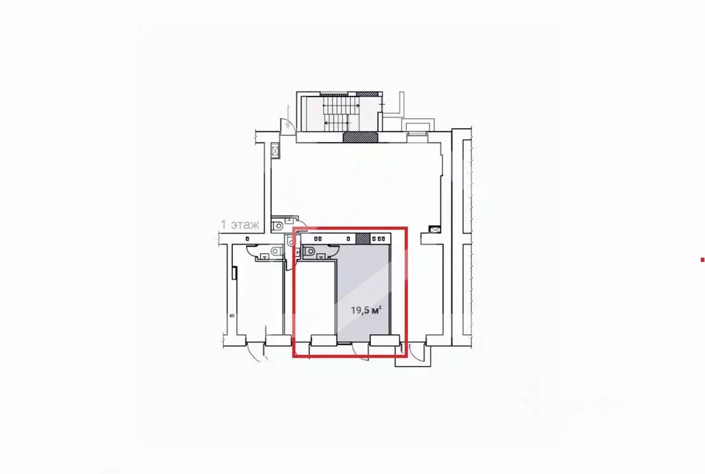 Помещение свободного назначения в Москва Звенигородское ш., 3АС1 (20 ... - Фото 2
