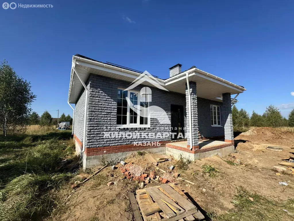 Дом в Зеленодольский район, Большекургузинское сельское поселение, ... - Фото 1