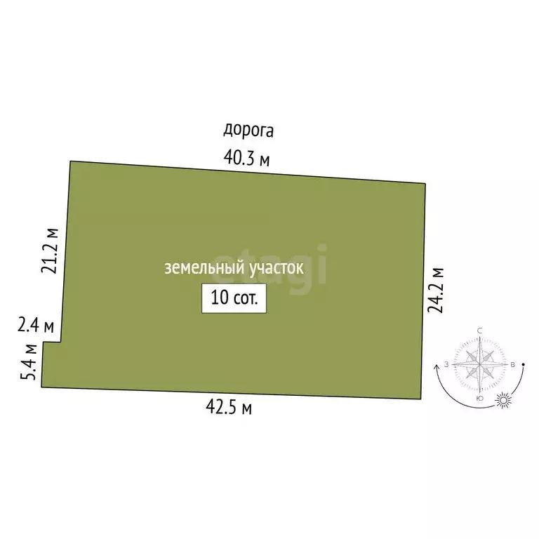 Участок в посёлок Новый, улица Камала (10 м) - Фото 1