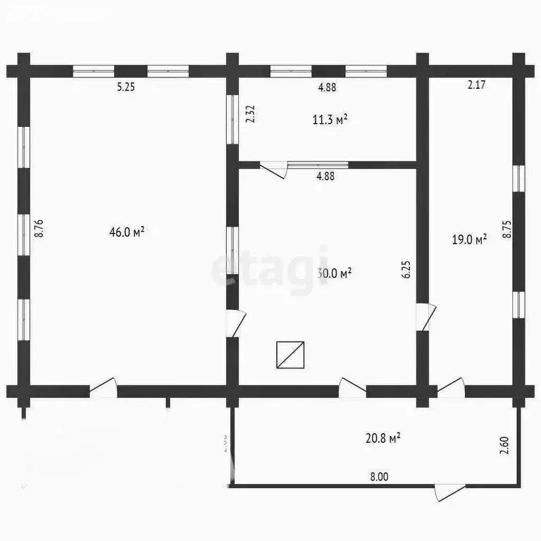 Дом в Макарово, Базарная улица (141 м) - Фото 1