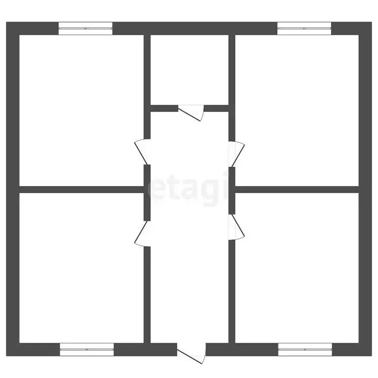 Дом в село Шалушка, Зелёная улица (92.5 м) - Фото 2