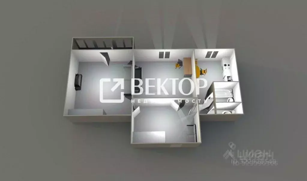 2-к кв. Костромская область, Кострома Юбилейный мкр, 4 (40.0 м) - Фото 2