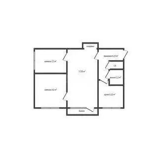 3-комнатная квартира: Краснодар, улица Гидростроителей, 33 (49.6 м) - Фото 0