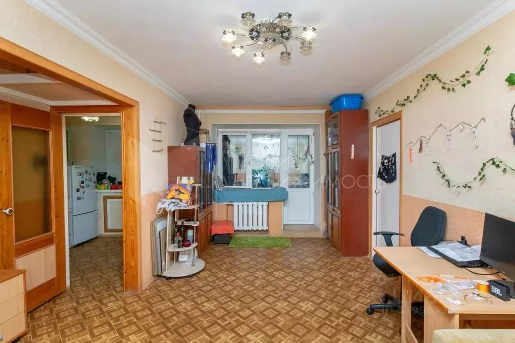 2-к кв. Тюменская область, Тюмень ул. Луначарского, 57 (43.0 м) - Фото 0
