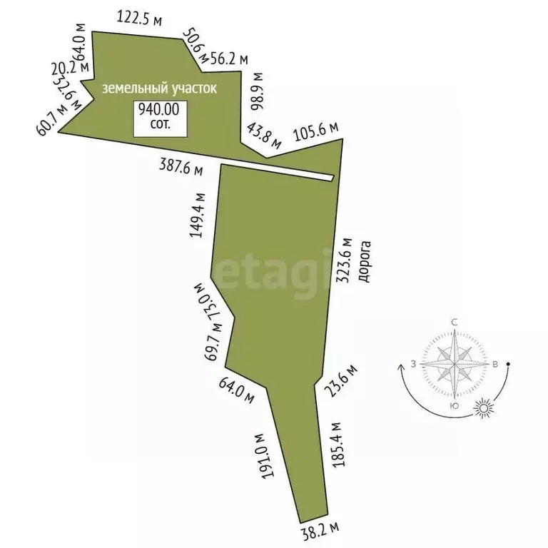 Участок в Свердловская область, Первоуральск муниципальный округ, пос. ... - Фото 2