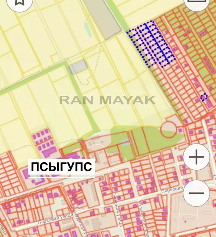 Участок в Адыгея, Майкопский район, пос. Тульский ул. Энергетиков (6.1 ... - Фото 1