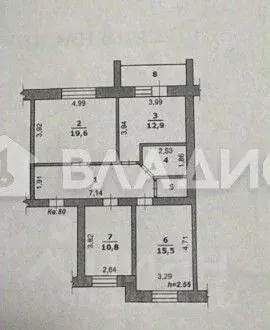 3-к кв. Белгородская область, Белгородский район, Северный городское ... - Фото 1