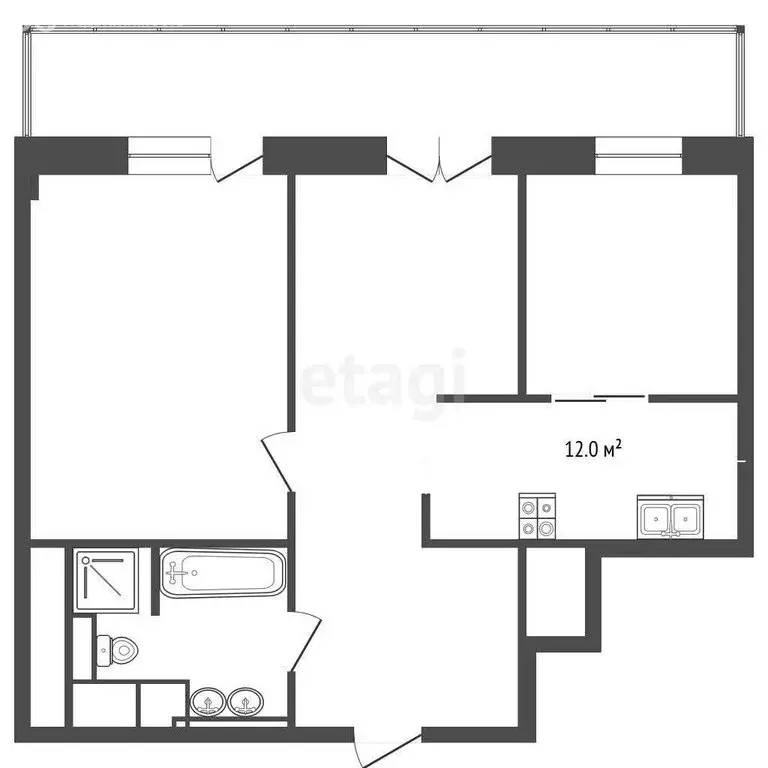 3-комнатная квартира: Новый Уренгой, район Северная Жилая Часть, ... - Фото 1