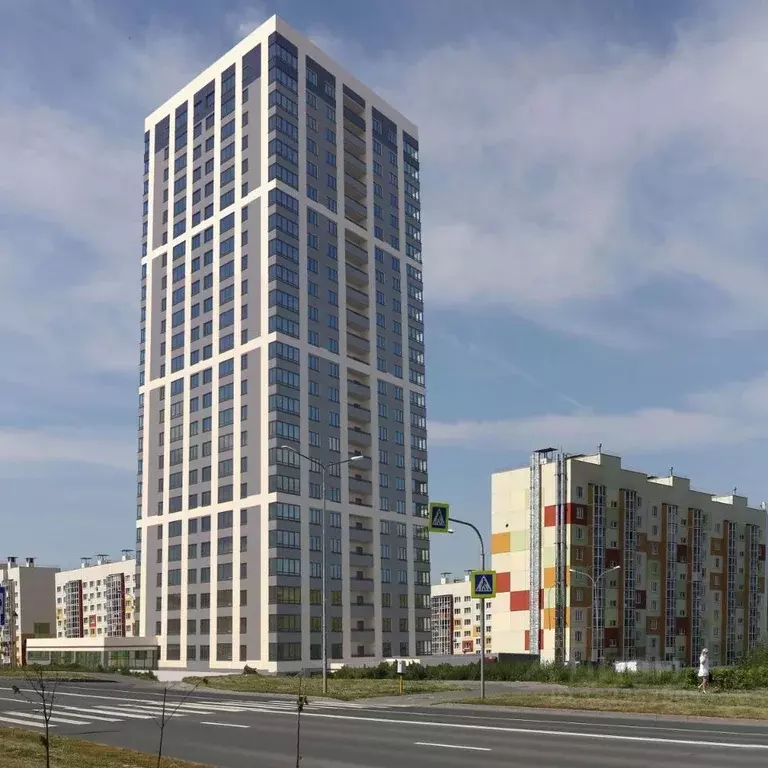 2-к кв. Чувашия, Чебоксары ул. П.В. Дементьева, поз1 (55.3 м) - Фото 2