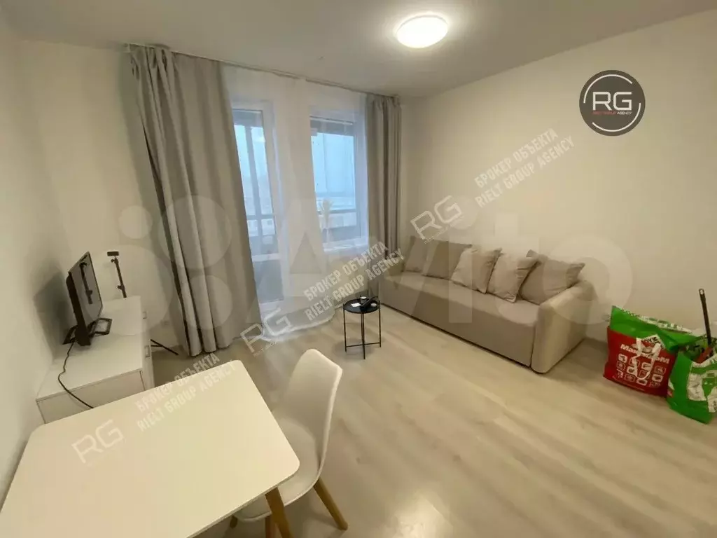 Квартира-студия, 34 м, 21/25 эт. - Фото 1