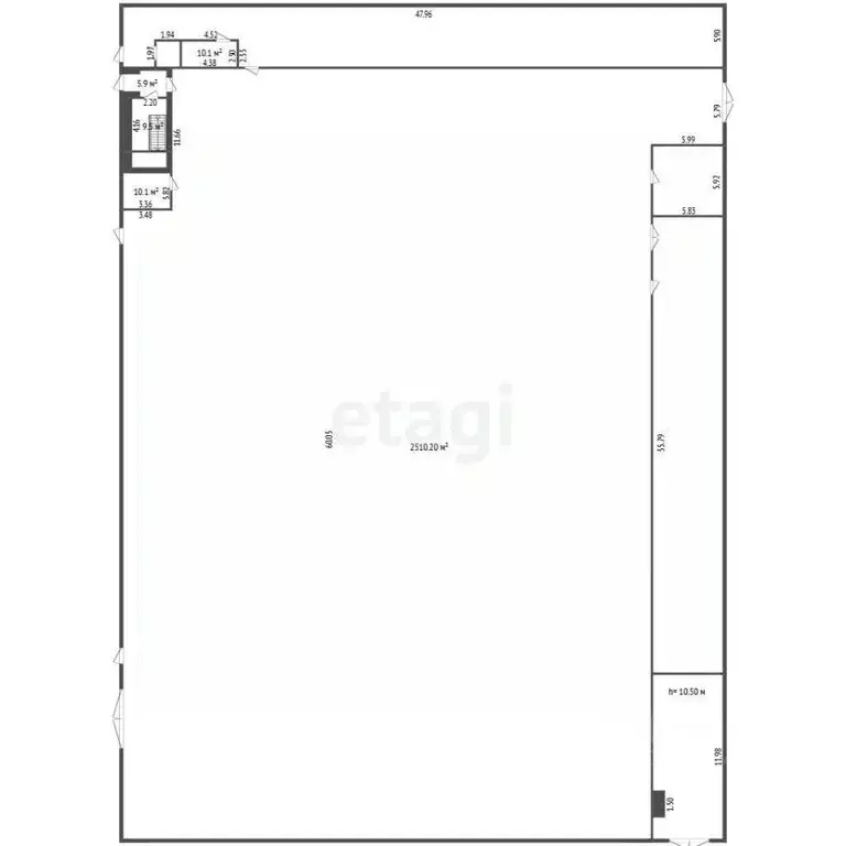 Склад в Московская область, Химки ш. Вашутинское, вл48 (2510 м) - Фото 2
