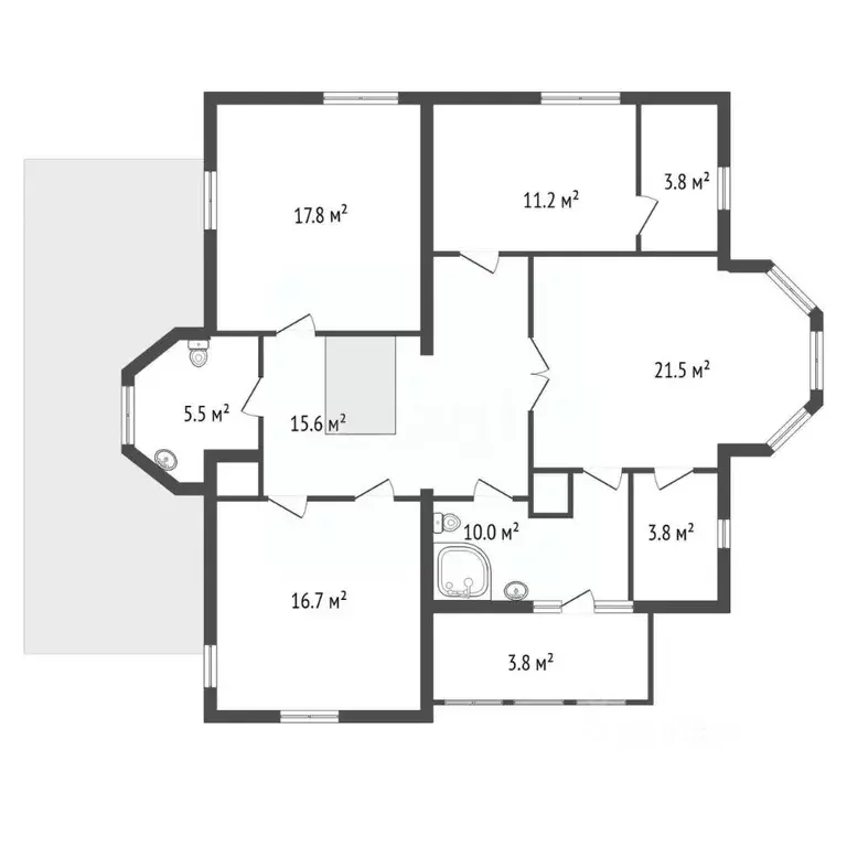 Дом в Ленинградская область, Гатчинский муниципальный округ, с. ... - Фото 0