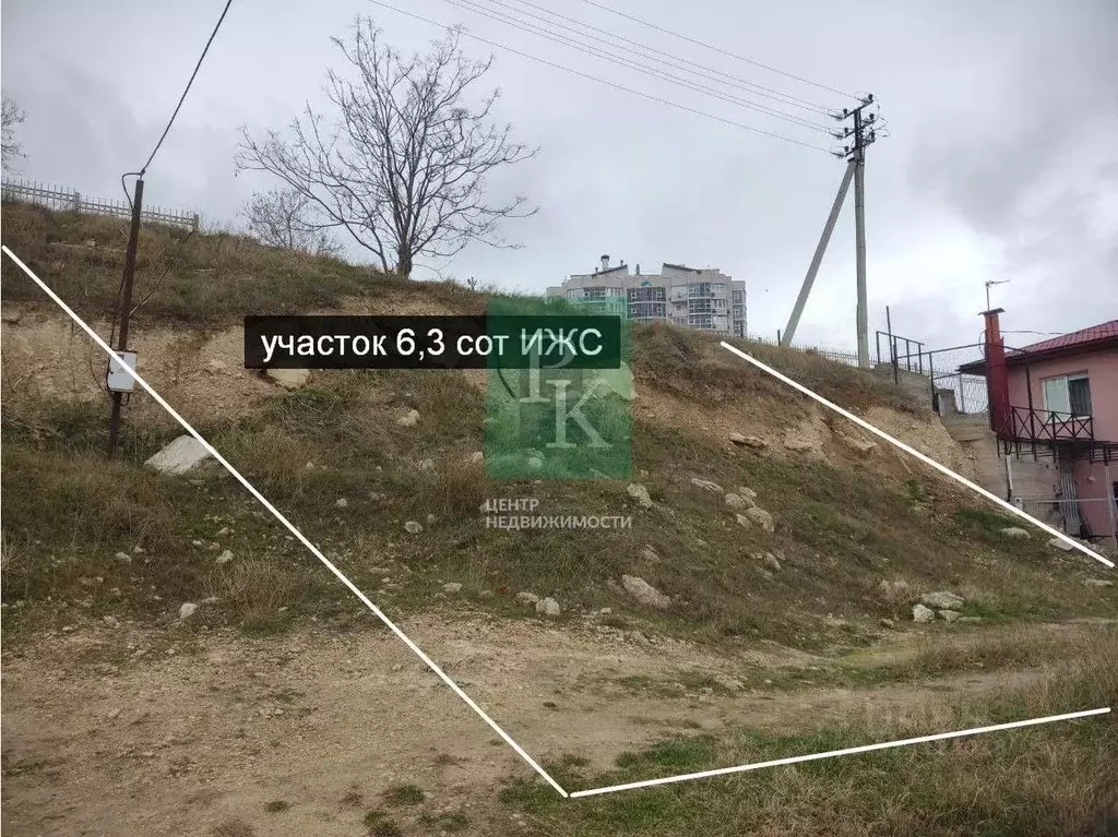 Участок в Севастополь ул. Восточная, 19Г (6.3 сот.) - Фото 1