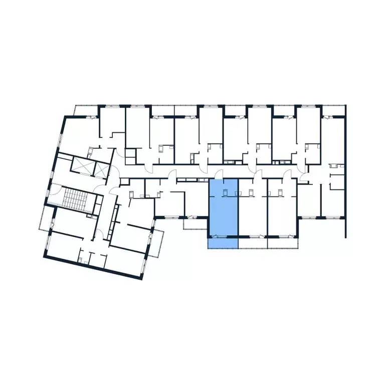 Квартира-студия: Мурино, Романовская улица, 9 (22.7 м) - Фото 2