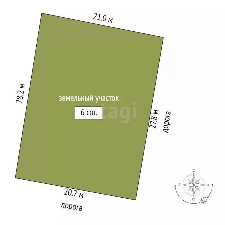 Участок в Ямало-Ненецкий АО, Новый Уренгой ул. Саврасова, 19 (6.0 ... - Фото 2