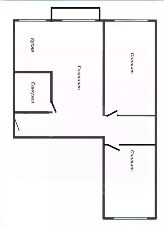 3-к кв. Иркутская область, Ангарск 92-й кв-л, 24 (59.0 м) - Фото 1