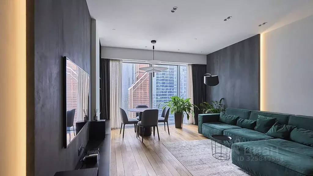 2-к кв. Москва 1-й Красногвардейский проезд, 21с1 (92.0 м) - Фото 1