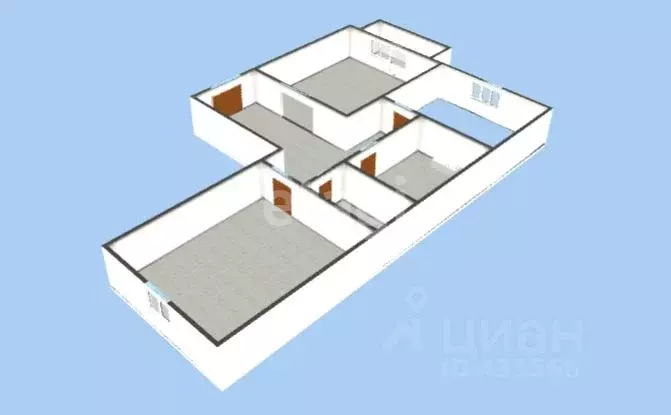 2-к кв. Белгородская область, Губкин ул. Кирова, 29 (47.4 м) - Фото 2
