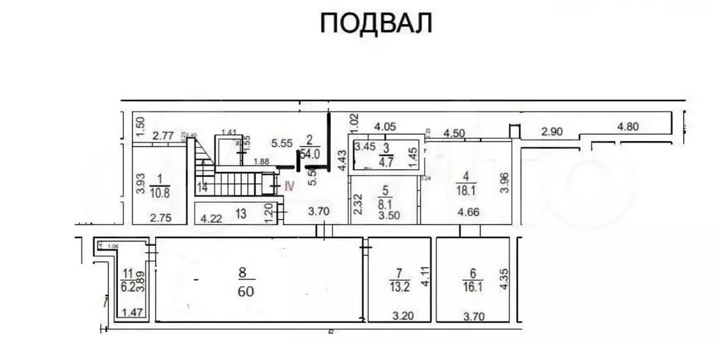 Свободного назначения 25м2, вход внути двора - Фото 0