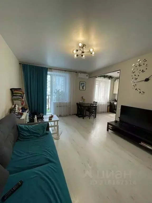 2-к кв. Омская область, Омск ул. Крупской, 14к4 (52.6 м) - Фото 1