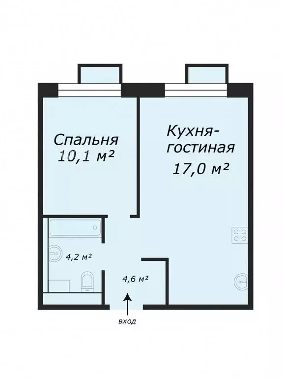 1-комнатная квартира: поселение Московский, Саларьевская улица, 9 ... - Фото 0