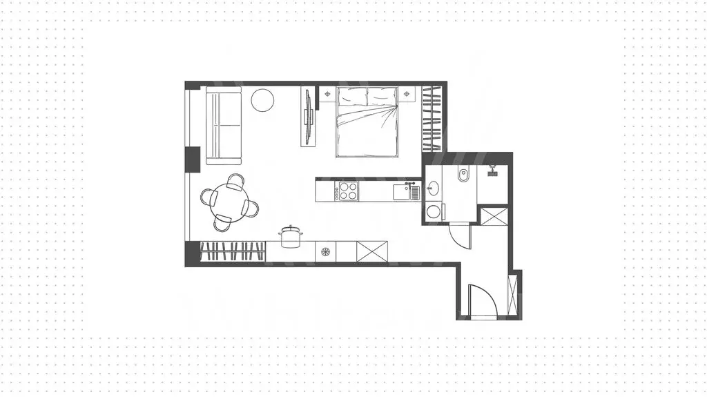 1-комнатная квартира: Москва, Ленинградский проспект, вл8 (42 м) - Фото 1