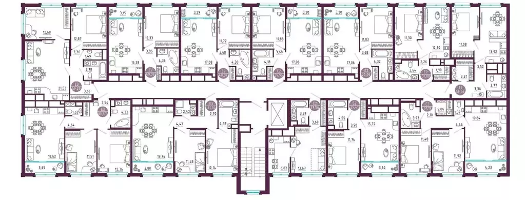 2-к кв. Тульская область, Тула ул. Купцов Гречихиных (61.19 м) - Фото 1