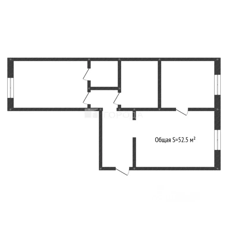 2-к кв. Алтайский край, Барнаул просп. Ленина, 75 (52.5 м) - Фото 2