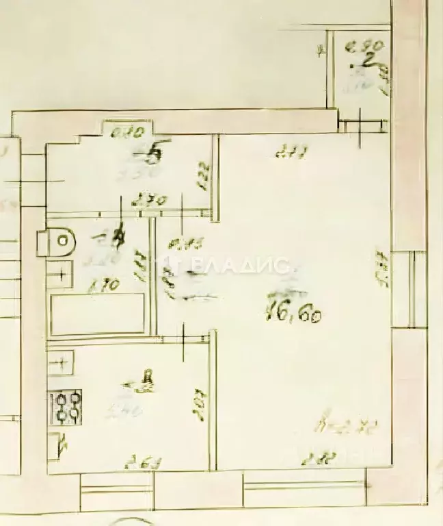 1-к кв. Нижегородская область, Нижний Новгород ул. Космонавта ... - Фото 2