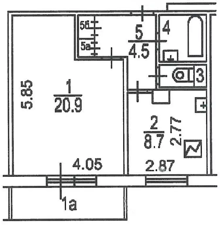 Продаётся 1-к квартира, 38.9 м - Фото 0
