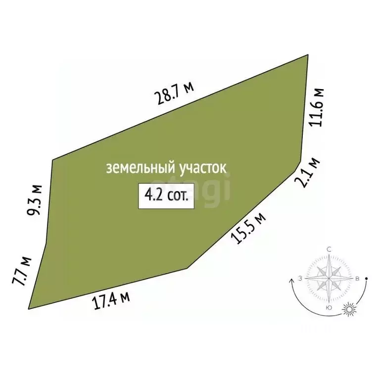 Участок в Крым, Феодосия  (4.15 сот.) - Фото 2
