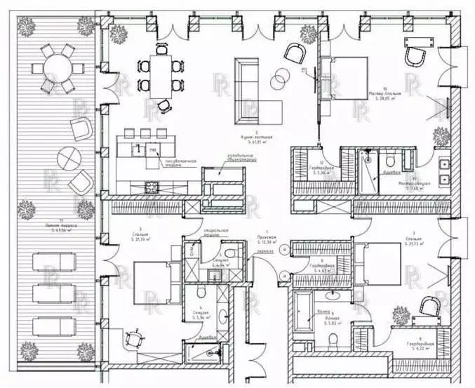 4-к кв. Москва Лаки жилой квартал,  (238.0 м) - Фото 0
