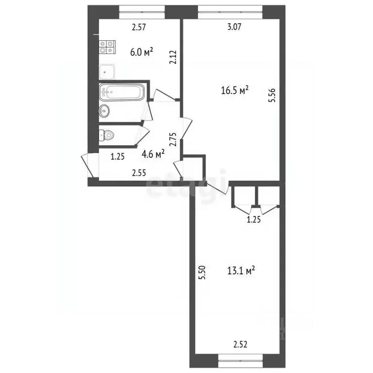 2-к кв. Вологодская область, Вологда Мишкольцская ул., 9Б (44.0 м) - Фото 2