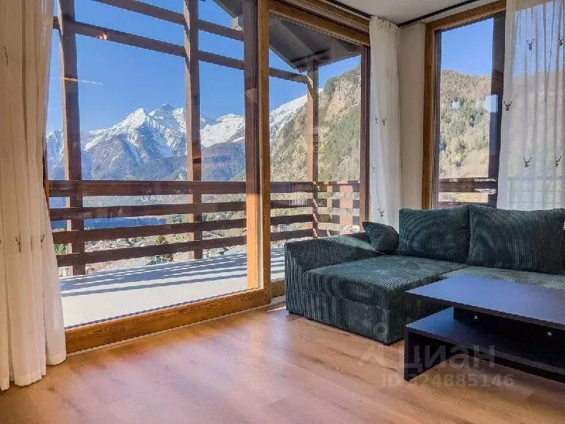 2-к кв. Краснодарский край, Сочи Красная Поляна пгт, ул. Заповедная, ... - Фото 1