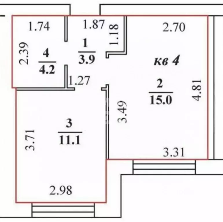 1-к кв. Рязанская область, Рязань ул. 2-я Новоселковская, 4 (34.2 м) - Фото 1